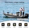 Power Queen 36V 50Ah LiFePO4 Marine Battery with Bluetooth Remote Control