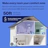DELLA 18,000 BTU 2-Zone (9K/9K) Mini Split AC & Heat Pump Inverter System