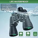 FLYANT 20x50 High Powered Stargazing Binoculars with FMC Lenses & Ergonomic Eyepiece