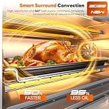 Nuwave Bravo Pro Countertop Convection Air Fryer Toaster Smart Oven Combo