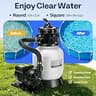 VIVOHOME 2087 GPH Above Ground Sand Filter Pump System with 7-Way Multi-Port Valve