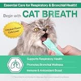 Doctor By Cat Breath Bronchial Respiratory Lickable Chicken Supplement, 30 Packets