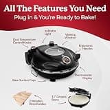 Piezano 12-Inch Electric Clamshell Pizza Oven