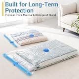 Fygrip 20-Pack Assorted Size Vacuum Storage Bags with Portable Manual Hand Pump