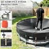 QH.HOME 550D Tear-Resistant Winter Pool Cover with Pre-Installed Winch