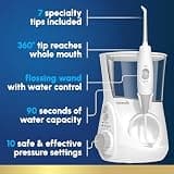 Waterpik Aquarius WP-660 Countertop Water Flosser with 10 Pressure Settings