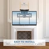 MOUNT-IT! Motorized Pull-Down Above Fireplace TV Wall Mount Up to 77 Inches