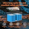 LVGINE 12V 100Ah Group 31 LiFePO4 Rechargeable Lithium Iron Phosphate Power Battery