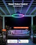 Lumary 20-Inch Smart Gazebo Ceiling Fan with RGBAI Lights and Voice Control