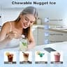 FoMup Undercounter Sonic Nugget Ice Machine with 80 lbs Daily Capacity