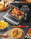 Nuwave Bravo Pro Smart Air Fryer Toaster Oven Combo 21-Quart 10-in-1 System