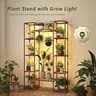 GENTINGBRO 62.2-Inch 12-Tier High-Capacity Indoor Plant Rack with Grow Lights