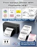 Phomemo 241BT Wireless Thermal Shipping Label Printer, Bluetooth App Enabled