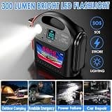 High-Capacity 8000A 12V/24V Jump Starter for Large Gas and Diesel Commercial RVs