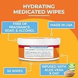 Paw Science 3% Chlorhexidine Cleansing Antiseptic Wipes with Aloe Vera