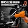 Suds Lab JD Jet Dry Car Drying Blower with Two Rubber Nozzles and 20-Foot Cord