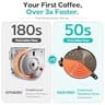 CASABREWS 5418 PRO 20-Bar Espresso Machine with Real-Time Pressure Gauge