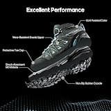 NORTIV 8 Seeker Waterproof Wide-Toe Suede Trail Hiking Boot for Women