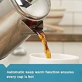 Farberware 8-Cup Stainless Steel Electric Coffee Percolator with Automatic Keep Warm