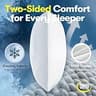 Serta Reversible Cooling Down Alternative King Size Bed Pillows Set of 2