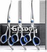 GLADOG 5-in-1 Professional Dog Grooming Scissors Set with Safety Round Tips