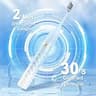 Rechargeable Sonic Electric Toothbrush Set with 10 Brush Heads and Case