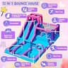 FBSPORT 12-in-1 Inflatable Bounce House and Double Water Slide Play Park