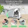 OSTBA 150W Meat Slicer Machine, Dual 6.7-Inch Removable Stainless Blades