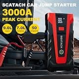 10-in-1 8000A Car Battery Jump Starter with 160 PSI Air Compressor & 45W Fast Charge
