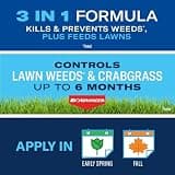 BioAdvanced 3-In-1 Weed and Feed Granular Fertilizer Treatment for Southern Lawns