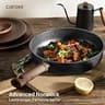 CAROTE 16-Piece Titanium-Reinforced Ceramic Nonstick Cast Aluminum Cookware Set
