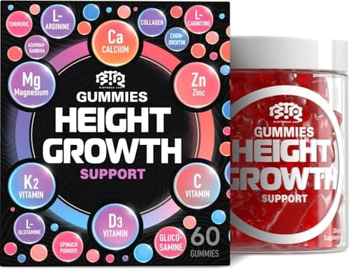 BIOTEQUELAB Height Growth Increase Gummies, Bone & Joint Support Formula