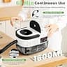Goyappin 2500W Handheld Steam Cleaner with 59-Inch Hose & LED Controls