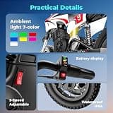 Ecoleap K1 Kids Electric Dirt Bike with 700W Motor and Anti-Skid Tires