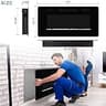 Xbeauty 50-Inch Wall Mounted and Recessed Linear Electric Fireplace Insert