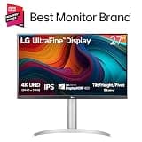 LG 27UP650K-W 27-Inch Ultrafine 4K UHD IPS Monitor with HDR400 Support