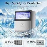 Mountman Built-In Commercial Ice Maker Machine, 110 Lbs Daily Output, 33 Lbs