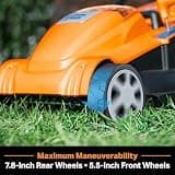 LawnMaster CLMF4817E 48V MAX 17-Inch Brushless Cordless Lawn Mower with Dual Charger