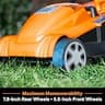 LawnMaster CLMF4817E 48V MAX 17-Inch Brushless Cordless Lawn Mower with Dual Charger