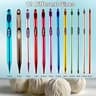 Yarniss Long Aluminum Interchangeable Tunisian Crochet Hook Cable Set