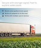 SignalBrick All-Carrier Mid-Range Cell Phone Signal Booster for Trucks