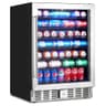 GarveeHome 24-Inch Beverage Refrigerator, 5.1 Cu.Ft 166-Can Capacity