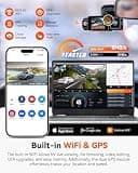 Vantrue N2X 2.7K Dual Channel Front and Interior Dash Cam with 5G WiFi