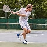 FitVille Men's Wide Pickleball Shoe with Orthopedic Support and Anatomical Toe Box