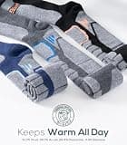 WEIERYA Unisex Merino Wool Ski and Snowboarding Socks with Flexible Arch Support