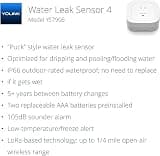 YoLink Smart Home Starter Kit Hub and Four LoRa Water Leak Sensor Alarms