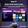 Aurzen Roku TV Smart Portable Projector with Native 1080p, Auto Focus and Keystone