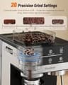 Hausmojo Espresso Machine with Grinder, Milk Frother & Cold Brew Mode