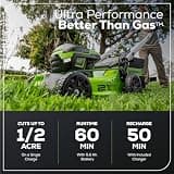 Greenworks Pro 60V 21-Inch Brushless Cordless Push Lawn Mower with 5.0Ah Battery
