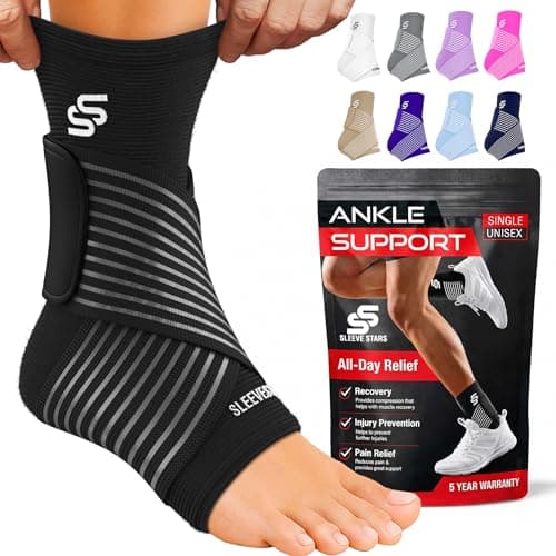 Sleeve Stars Ankle Brace with Removable Strap